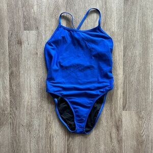 Jolyn Brandon One Piece Swimsuit Blueberry Size 34